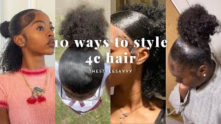 4C Hair Slay Your Look 2023 blackgirlhairstyles blacktiktok [upl. by Gamali720]