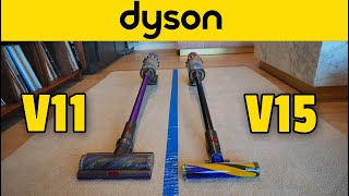 Dyson V11 vs Dyson V15 Detect [upl. by Giliana428]