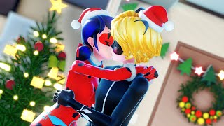 【MMD Miraculous】A special gift for Chat Noir ♥ Ladybug×Chat Noir【60fps】 [upl. by Melone]