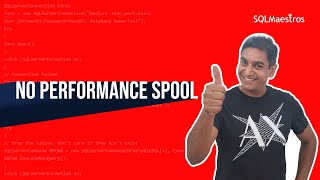 Removing Table Spool Operator NOPERFORMANCESPOOL [upl. by Rohclem]