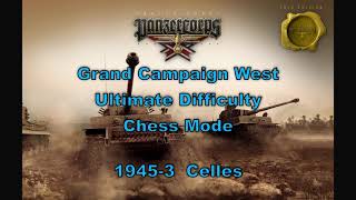 Replay of Panzer Corps Gold Grand Campaign West 1945 W3 Celles Ultimate Chess [upl. by Aronoel]