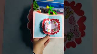 DIY cute Birthday card ✨🩷 shorts shortsvideo [upl. by Rama]