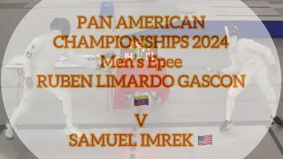 T8 Ruben LIMARDO GASCON 🇻🇪 v Samuel IMREK 🇺🇸 l Pan American Senior Championships 2024 [upl. by Sikes]