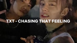 txt  chasing that feeling english version lyrics [upl. by Anil]