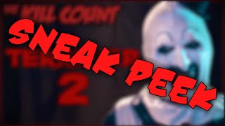 Terrifier 2 2022 KILL COUNT SNEAK PEEK [upl. by Aylad]