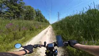 ECells Kings Crown AWD 2000w Calumet Trail Ride Review [upl. by Ainoval]