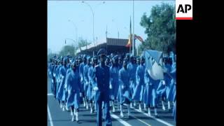 UPI LIB UNU 6 4 80 PRESIDENT SENGHOR ARRIVES IN DAKAR FOR INDEPENDENCE DAY CELEBRATIONS [upl. by Guillemette202]