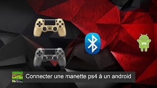 Connecter une manette ps4 à un téléphone ou une tablette android [upl. by Cchaddie764]