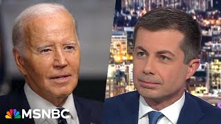 Secy Buttigieg has a name for Biden’s infrastructure accomplishments ‘The Big Deal’ [upl. by Zasuwa]