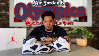 Air Jordan 6 Olympics 2024 🏆 Early Review amp On Feet Look 👣 [upl. by Dnalrag324]