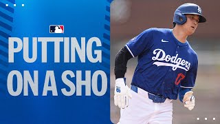 Shohei Ohtani SHINES in first Spring Training with the Dodgers [upl. by Novej]