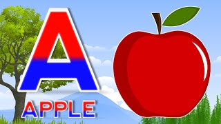 ABC Adventure Fun Learning for Preschoolers 🅰️is for apple 🍎🅱️ is for Ball🏀 kids educational video [upl. by Eilsek907]