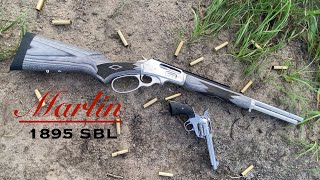 Marlin 1895 SBL  First Shots and Impressions [upl. by Marino135]