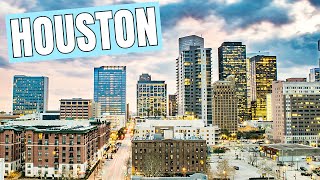 Houston Texas Drone Tour 🇺🇸 scenic aerial views [upl. by Bast]