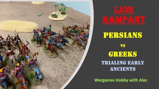 Lion Rampant  We try Persians vs Greeks [upl. by Viquelia]