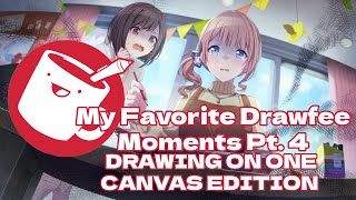 My Favorite Drawfee Moments Pt 4 DRAWING ON ONE CANVAS EDITION [upl. by Yenobe]