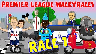 RACE 1 Premier League Wacky RacesCech saves Walker Own Goal Courtois Red Card Eva vs Mourinho [upl. by Eiramyllek]