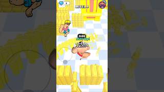 Muscle Rush game  gym  all funny games  oggy and jack shortsfeed [upl. by Eniledam]