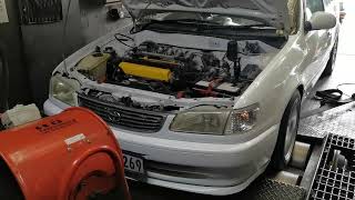 Toyota 20v in for a std Dicktator Management System tuning from R800 power runs R100 for two runs [upl. by Coffey]