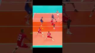 Right in the corner volleyball volleyballworld epicvolleyball volley italy czechrepublic [upl. by Rednave208]