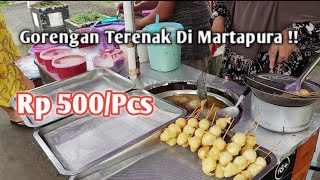 GORENGAN BAKWAN TAHU ISI TELUR PUYUH MURAH MERIAH ENAK DAN GURIH Rp 500  STREET FOOD MARTAPURA [upl. by Vivica]