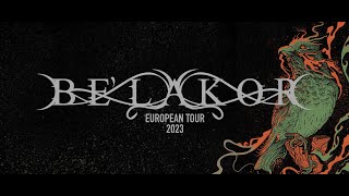 BELAKOR  European Tour 2023 in IEPER Setlist Album versions  no record of sound or live video [upl. by Nilyam]