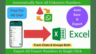 How To Export Contact From WhatsApp Chats And Groups  Using Chrome Extension And Android App [upl. by Bevus326]