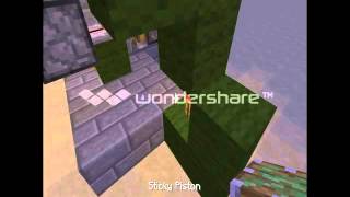 Redstone Tutorial  Torch Key with TFlipFlop [upl. by Hinckley556]