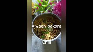 Ajwain patta ka pakora shorts recipe yummy 😋 [upl. by Schwejda826]