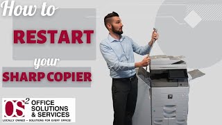 HOW TO RESTART YOUR SHARP COPIER [upl. by Justino]