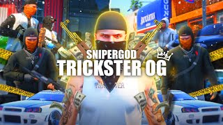 SNIPERGOD  INTERCEPT  TRICKSTER MENYELAMATKAN 3 KELOMPOK YANG DITAHAN KEPOLISIAN  GTA 5 ROLEPLAY [upl. by Dukey]