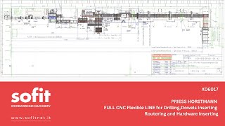 PRIESS HORSTMANNFULL CNC Flexible LINE for DrillingDowel InsertingRouteringHardware Inserting [upl. by Shamma]