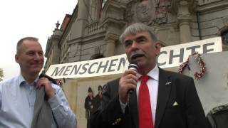 Gustl Mollath bezieht Stellung am 10102014 vor dem Landgericht Bayreuth [upl. by Donnamarie]