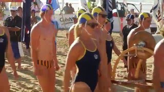 NSW Surf Life Saving Championships Umina Beach MarchPast [upl. by Ahsikcin]