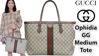 รีวิวกระเป๋ากุชชี่ Gucci Ophidia GG Medium Tote [upl. by Towland]