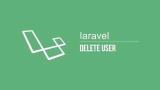 Laravel 52 delete user [upl. by Annaxor]