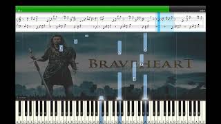 Braveheart  Princess Medley Piano Tutorial [upl. by Wong]