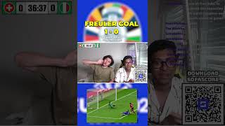 SWITZERLAND 20 ITALY EURO 2024 REACTION [upl. by Ruyam157]