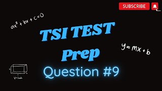 Practice for the MATH TSI TEST 9 Accuplacer Study Guide [upl. by Witty587]