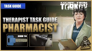 Pharmacist 1212 Carbon Case  Therapist Task Guide  Escape From Tarkov EFT [upl. by Paten]