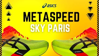 ASICS METASPEED SKY PARIS  Ultimate Marathon Racing Shoe  Mighty Mark [upl. by Nerland]