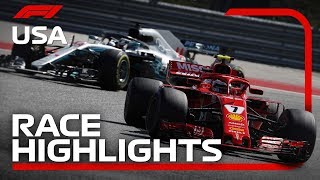 2018 United States Grand Prix Race Highlights [upl. by Ware]