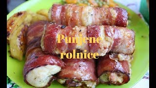 Bakina kuhinja  gurmanske punjene rolnice bacon rolls [upl. by Holt]