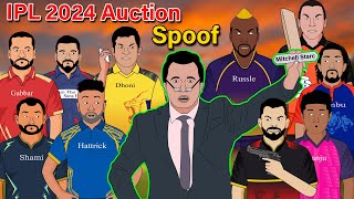 IPL AUCTION 2024 SPOOF [upl. by Htebyram]