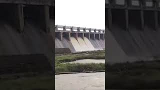 Hospet Tungabadra Dam gates opening 2024 monsoon [upl. by Felizio]