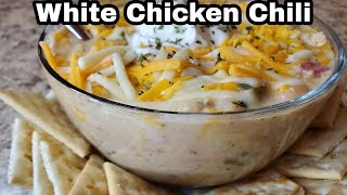 White Chicken Chili easydinner [upl. by Anom]