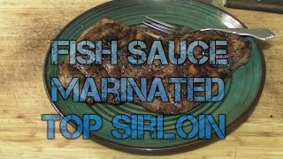 Fish Sauce Marinated Top Sirloin Steak Infrared Grilled [upl. by Kevon790]