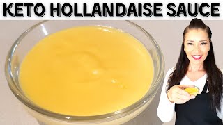 KETO Hollandaise Sauce  3 Minute Recipe  Keto Sauce Shorts [upl. by Moe]