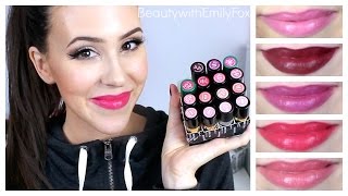 Revlon Lipstick  Super Lustrous and Moon Drops  Lip Swatches [upl. by Dihahs]