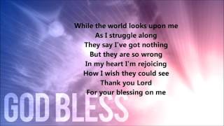 Thank You Lord For Your Blessings On Me Lyrics [upl. by Tonl501]